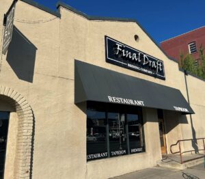 Photo of the front of Final Draft Brewing in Redding